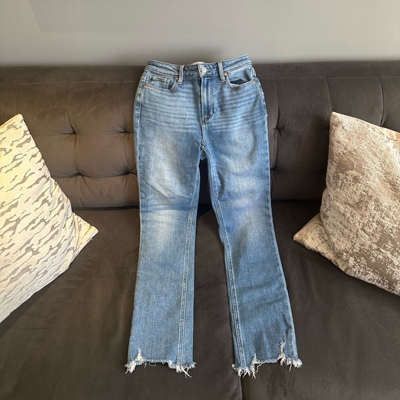 Paige Cindy Destroyed Hem Jeans - Picture 11 of 15